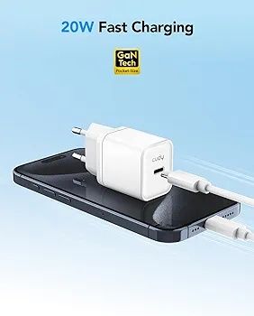 [Novo] Carregador USB C Fast Charge 20W GaN