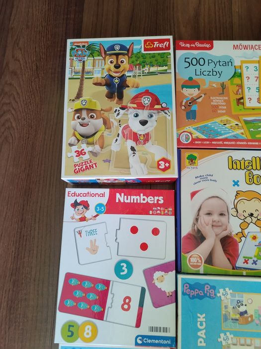 Zestaw puzzli i mówiące pióro (nowe)