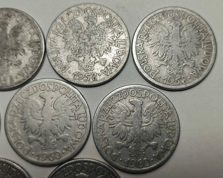 2 zł jagody, monety PRL - zestaw 12 szt.