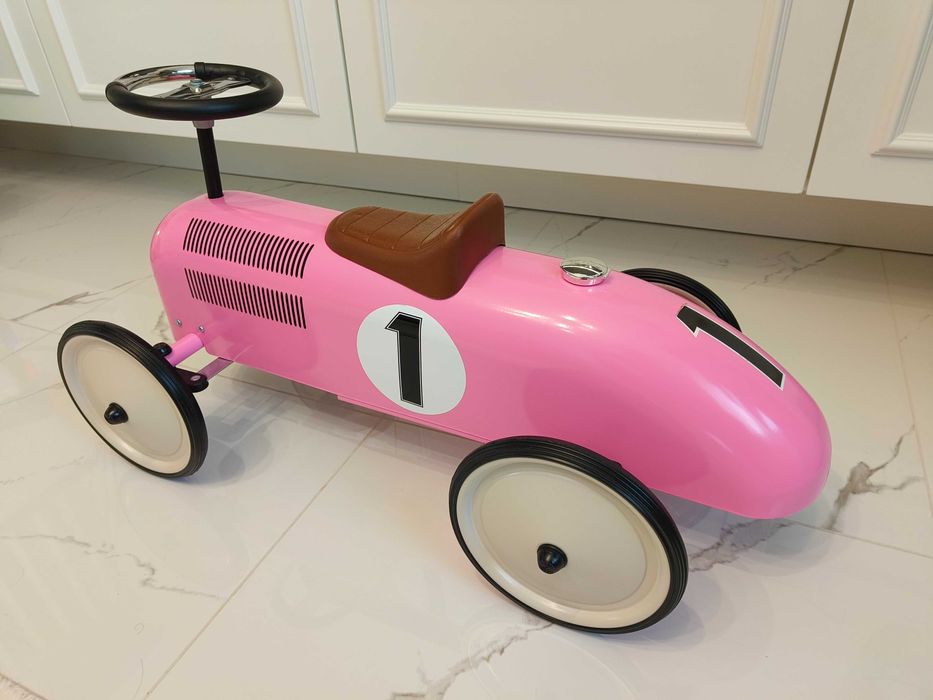 Jeździk samochodzik biegowy wyścigówka dla dziewczynki dzieci