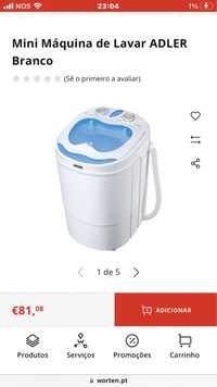 Máquina de lavar roupa portátil