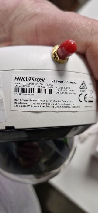 Kamera 4MPx WiFi Hikvision Kopułkowa Audio Mikrofon slot SD