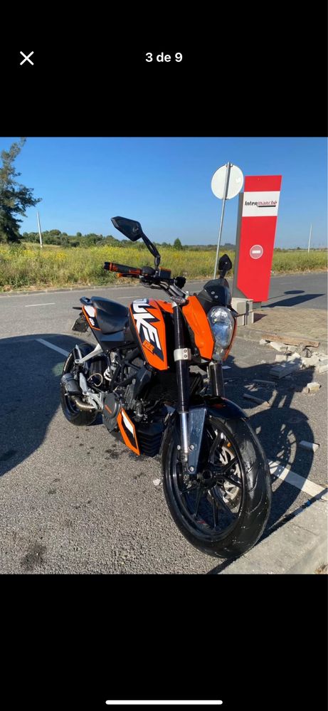 ktm duke 125 mota de dia a dia