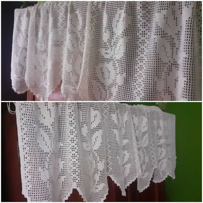 Lamberkin koronkowy wzór Tulipany