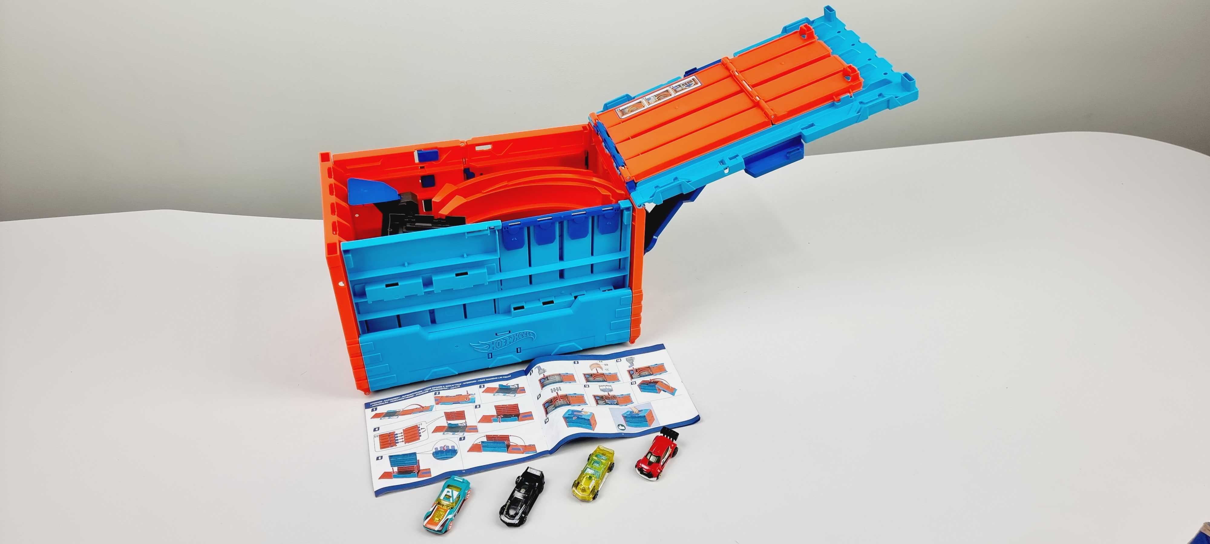 Трек Hot Wheels Экстремальные гонки Track Builder System Race Crate