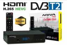 dekoder telewizji naziemnej ARIVA T40 Ferguson NOWY H265 HEVC