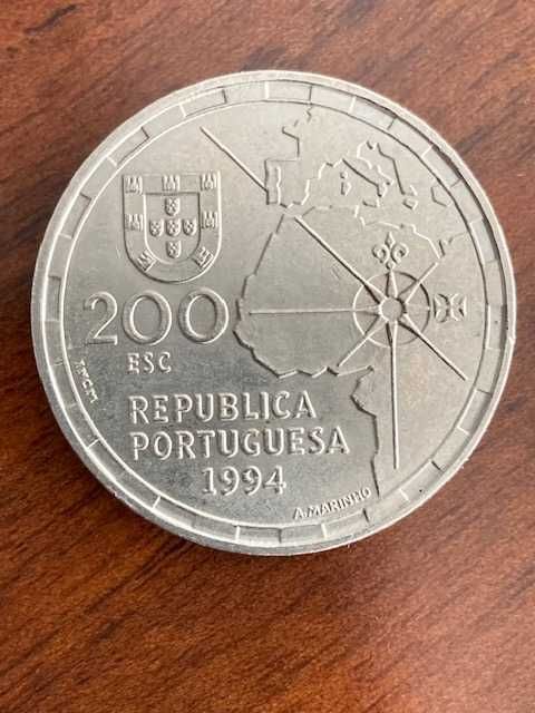 3 Moedas comemorativas 200 escudos (200$00) 1994 - Partilha do Mundo