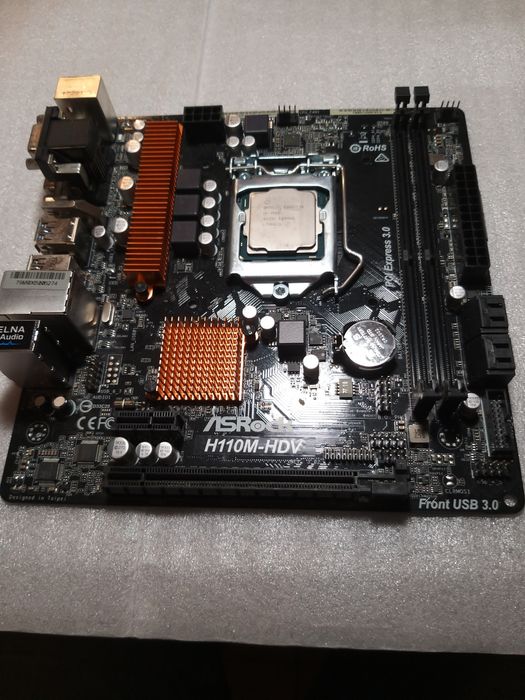 Płyta główna Asrock H110M-HDV plus i5 7600
