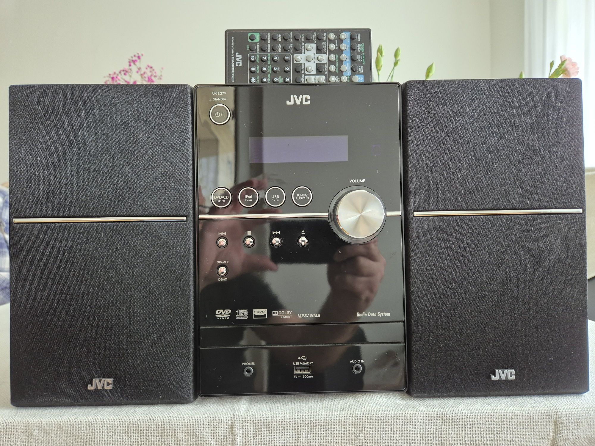 Музичний центр міні система JVC UX-SG7 DVD MP3 USB AUX