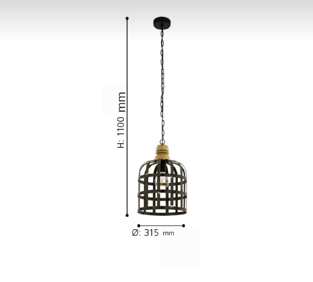 Lampa wisząca ELGO OLDCASTLE 1101