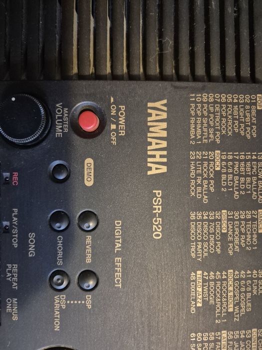 Klawisze Yamaha psr 520