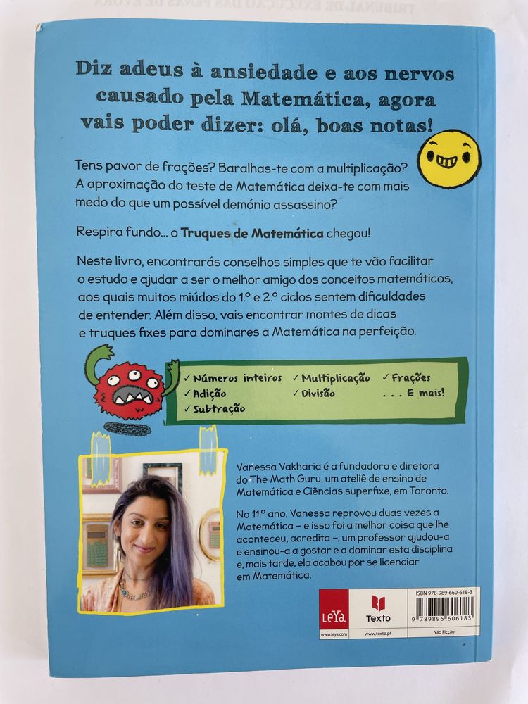 “Truques de Matemática” - livro de apoio escolar
