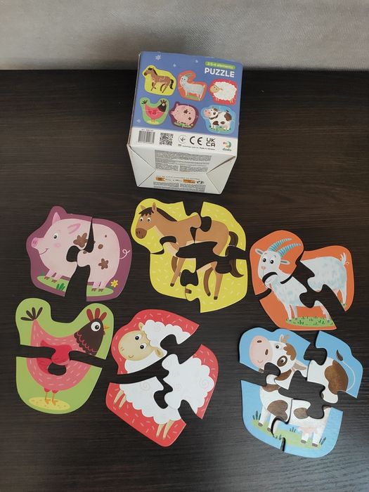 Пазли дитячі домашні тварини