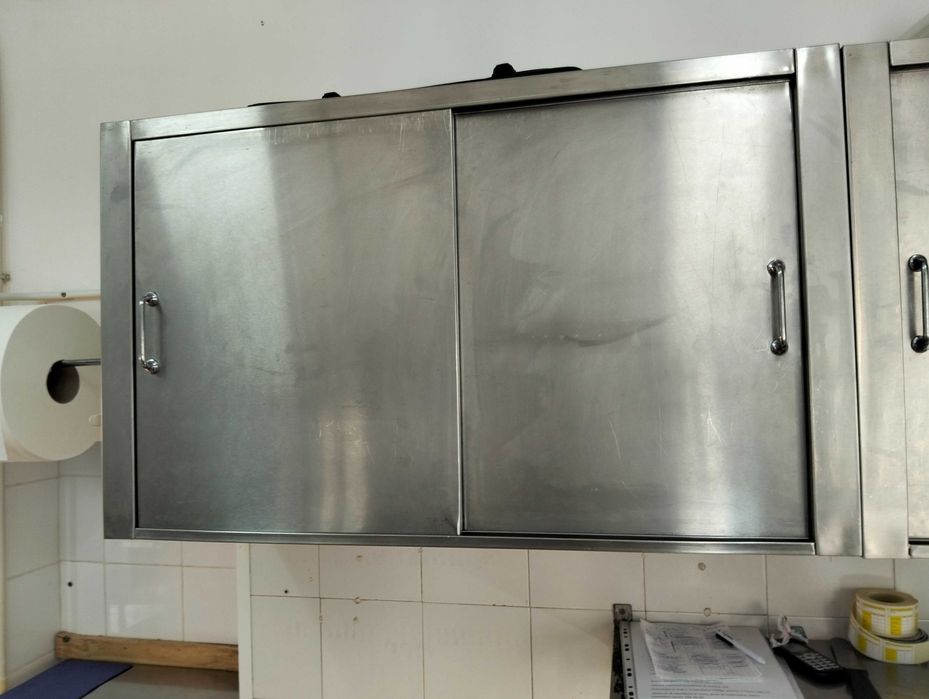 Armário inox para cozinha profissional