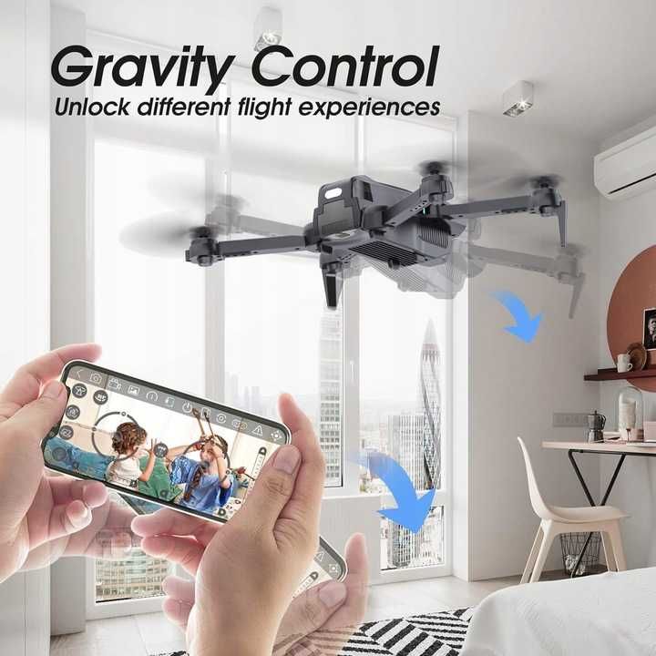 Dron Z Kamerą Deerc D70 HD 1080P  TAP FLY OBRÓT 360