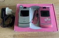 Motorola V3 pink i srebrna