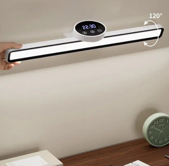 Світлодіодна лампа Led-лампа 55см Підвісна лампа з годинником 5режимів