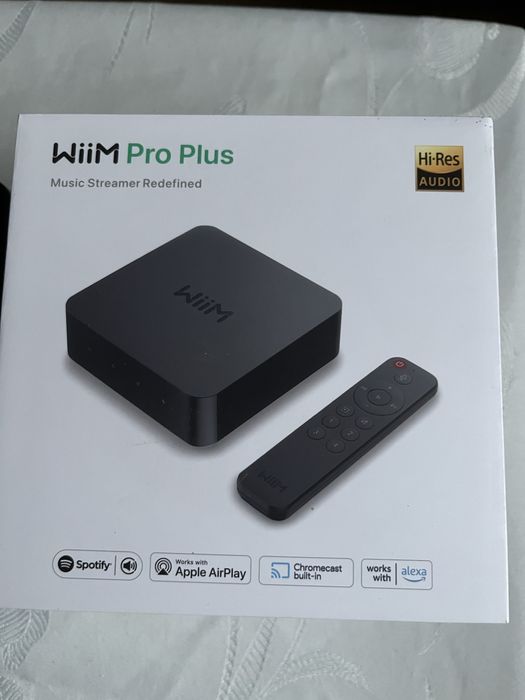 WiiM Pro Plus odtwarzacz sieciowy Tidal, Spotify