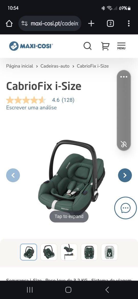 Cadeira auto grupo 0