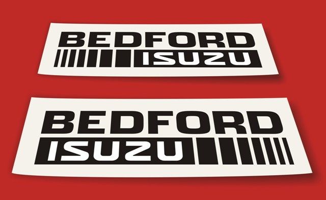 Autocolantes Bedford Brava / Isuzu para as portas