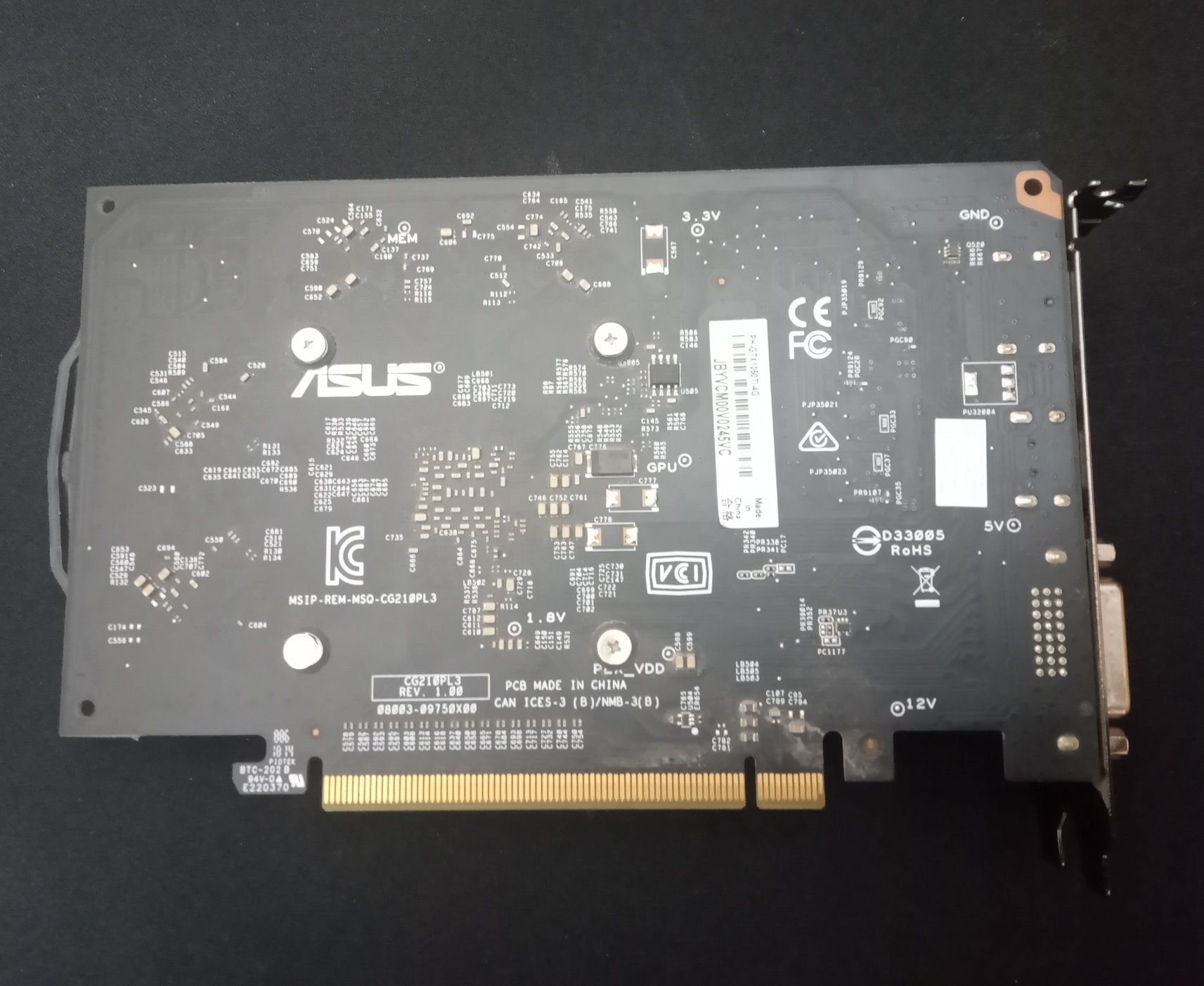 Видеокарта GTX 1050 TI 4gb