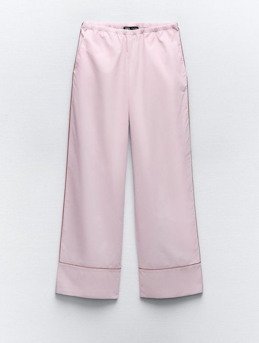 Штаны брюки в пижамном стиле Zara, размер М