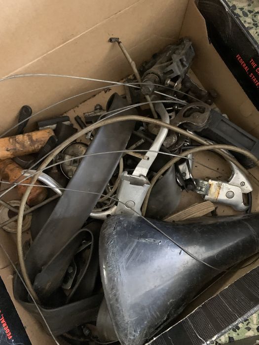 Material antigo bicicletas