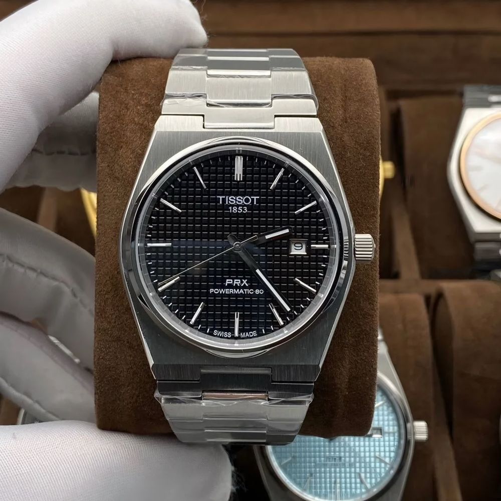 Годиник Годинник Tissot prx / Часы Tissot prx / Сині, Чорні