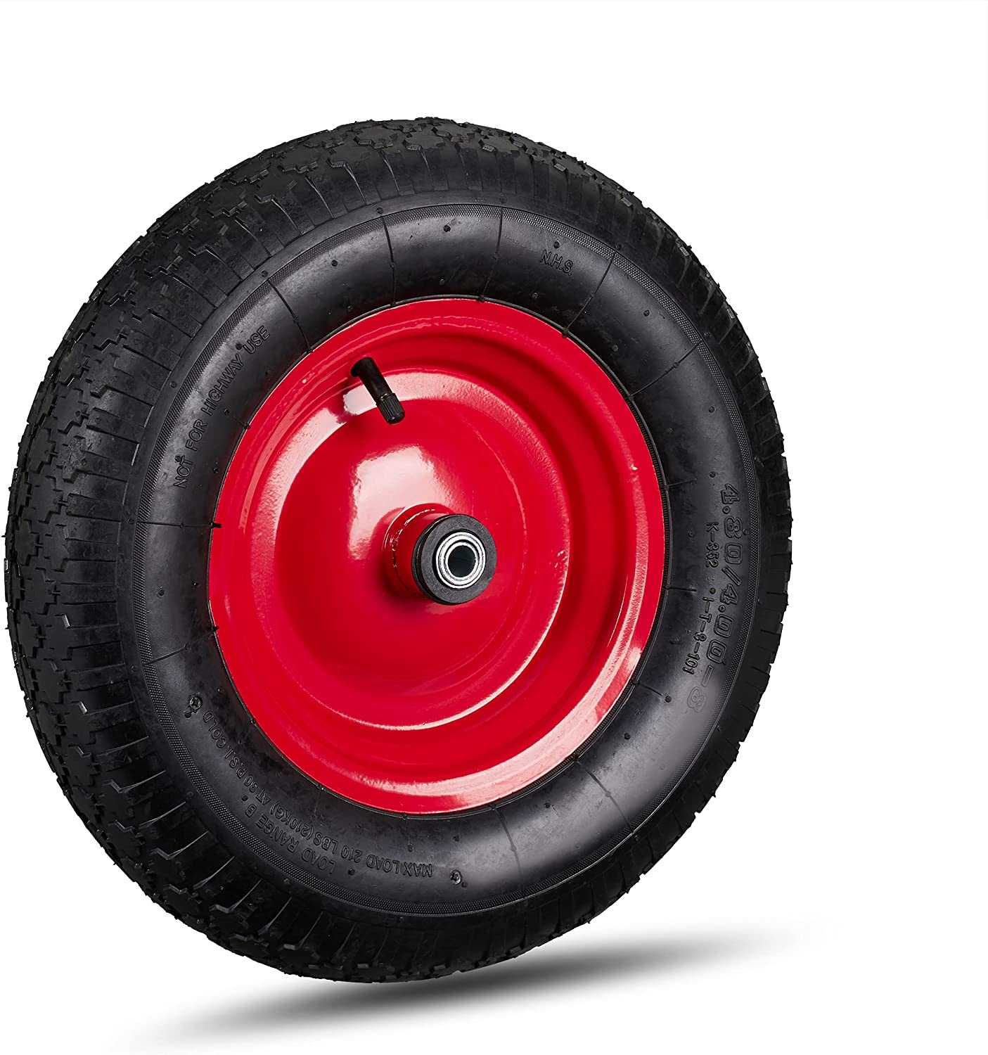 Колесо Relaxdays Wheelbarrow до тачки пневматика, сталевий диск