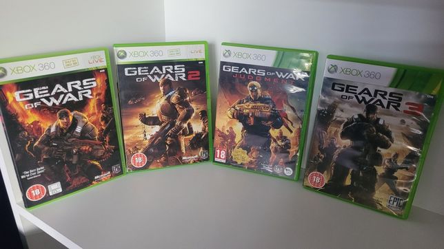 Gears of War 1,2,3, Judgment Xbox 360