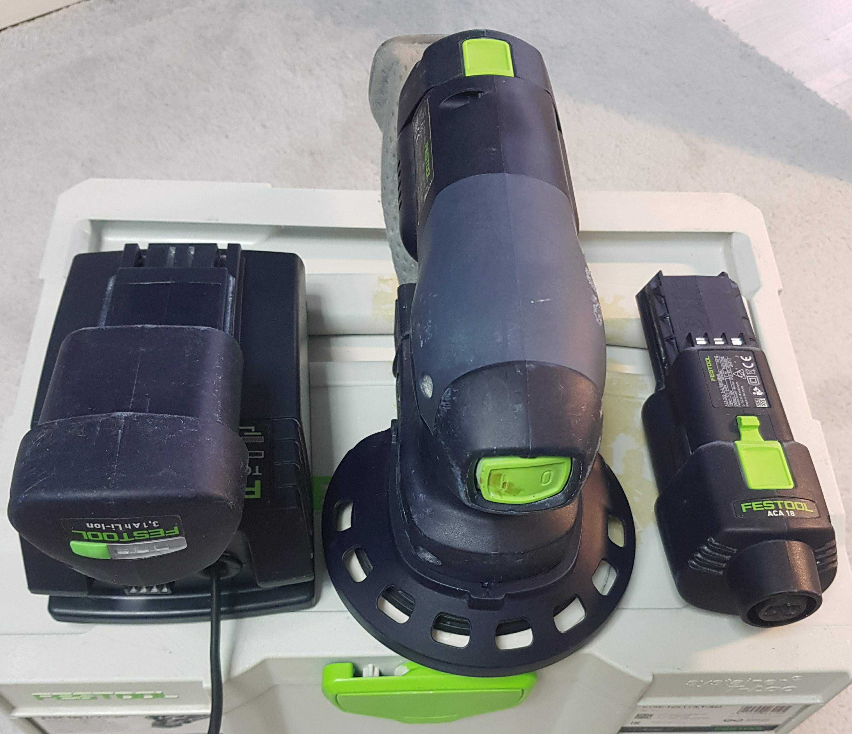 Zestaw Festool ETSC 125 Li 3,1 Set + osprzęt