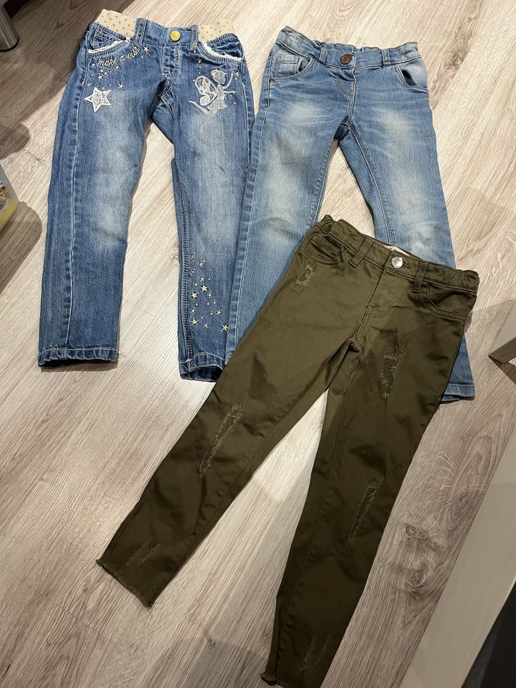 Spodnie jeansowe rozmiar 110
