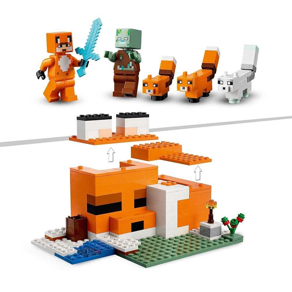 Klocki Lego Minecraft 21178 Siedlisko lisów
