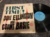First time duke ellington and count basie płyta winylowa