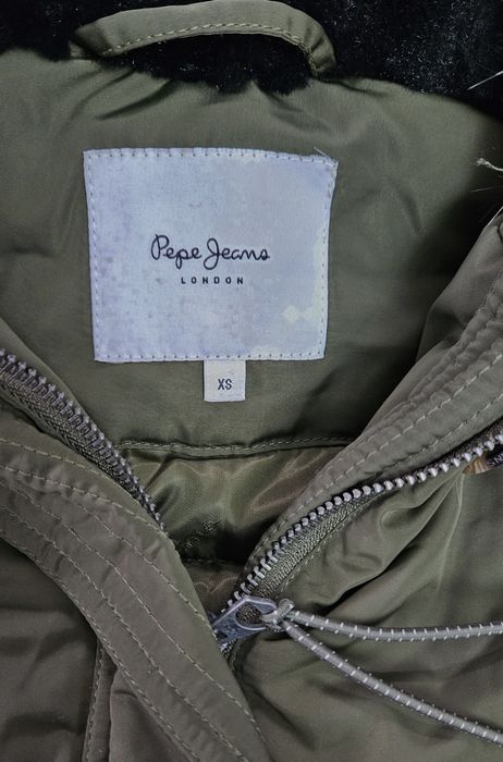 Płaszcz Męski Puchowy Pierre Cardin Zielony Rozmiar Xs