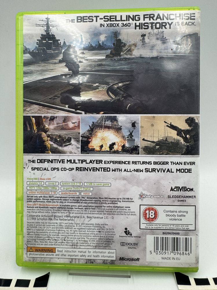 Call of Duty MW 3 Xbox 360 Gwarancja