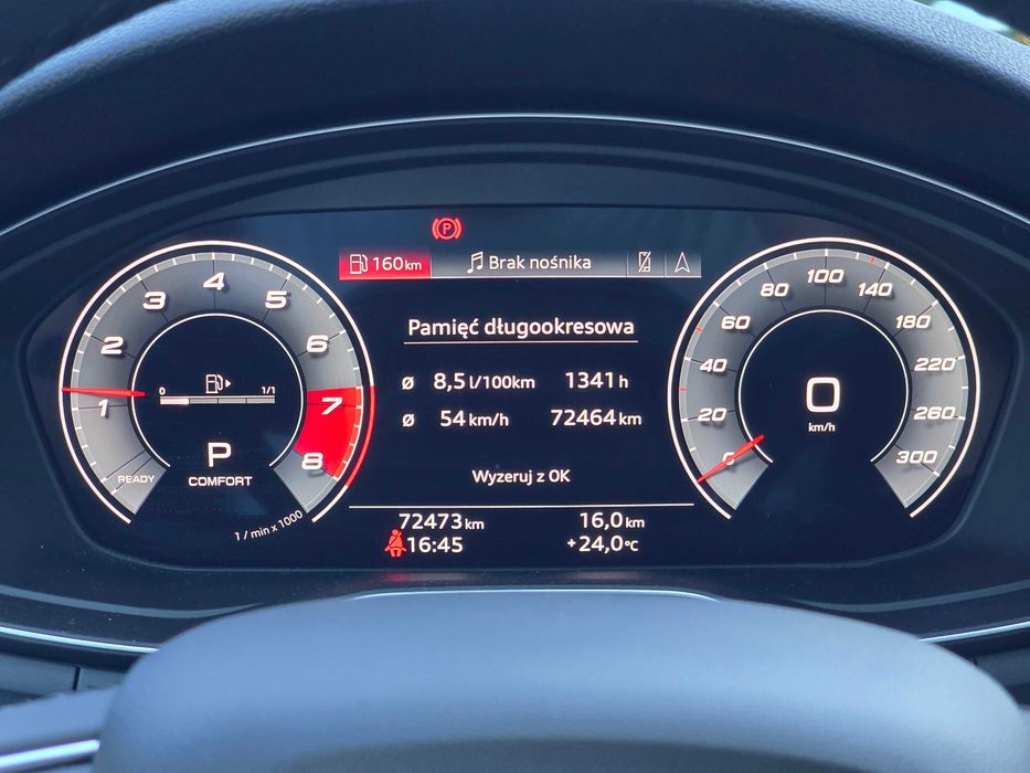 Audi A5 45 TFSI quattro, S line, 2020, 72473 km, bezwypadkowy