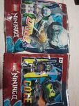 Dwie paczki z figami ninjago