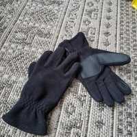 Дитячі рукавички перчатки чорні зимові флісові Quechua
