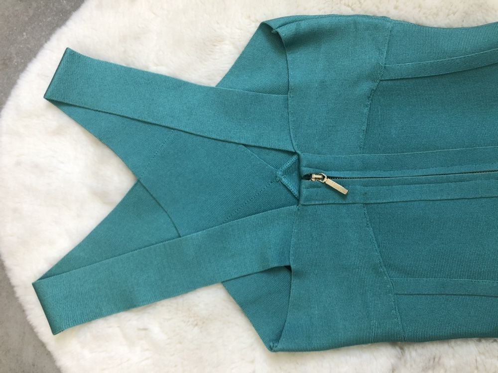 Marciano Guess sukienka bandażowa nowa xs 34 zielona mini