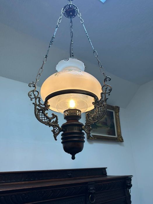 Люстра на 1 лампу бронза 7088