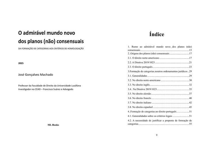 Da formação de categorias aos critérios de homologação
O Admirável Mun