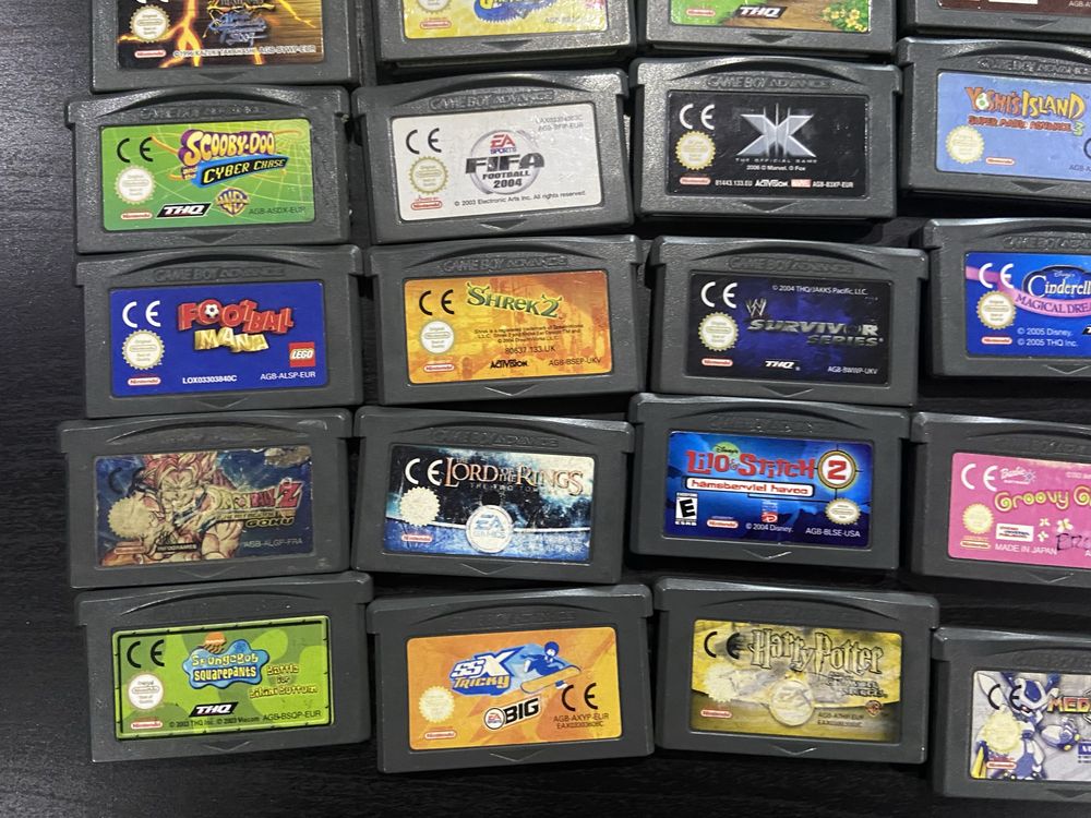 Jogos Nintendo Game Boy Advance GBA Gameboy