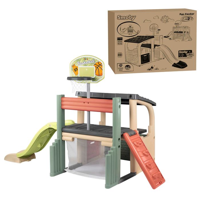 Ігровий центр Smoby Life "Розваги" з баскет. корзиною (7600840206)