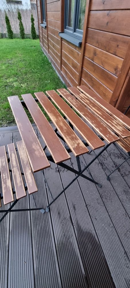 Zestaw ogrodowy, stół + 2 krzesła, Ikea