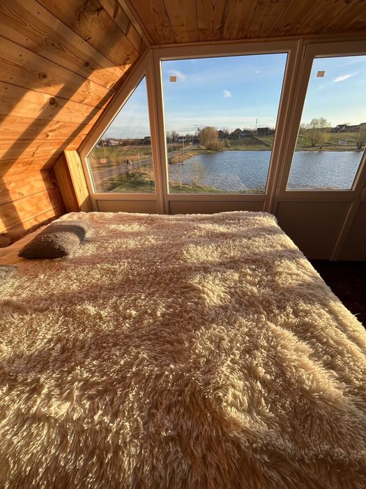 Будинок з каміном та терасою на березі озера,  РИБОЛОВЛЯ КОЛОНЩИНА