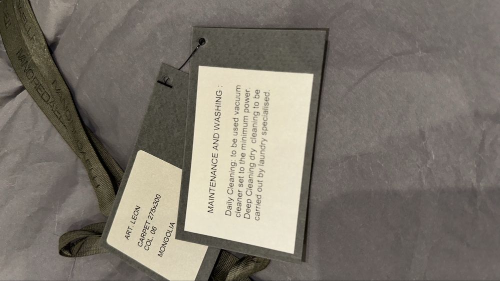 Ковёр из монгольской козы изготовленный Итальянским брендом