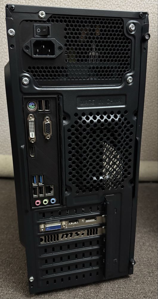 Системный блок i3-9100F/ DDR4 16Gb/SSD 120 Gb/hdd 500gb/hd7700 2gb