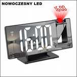 Nowoczesny Zegar z projektorem LED Bestseller !!!