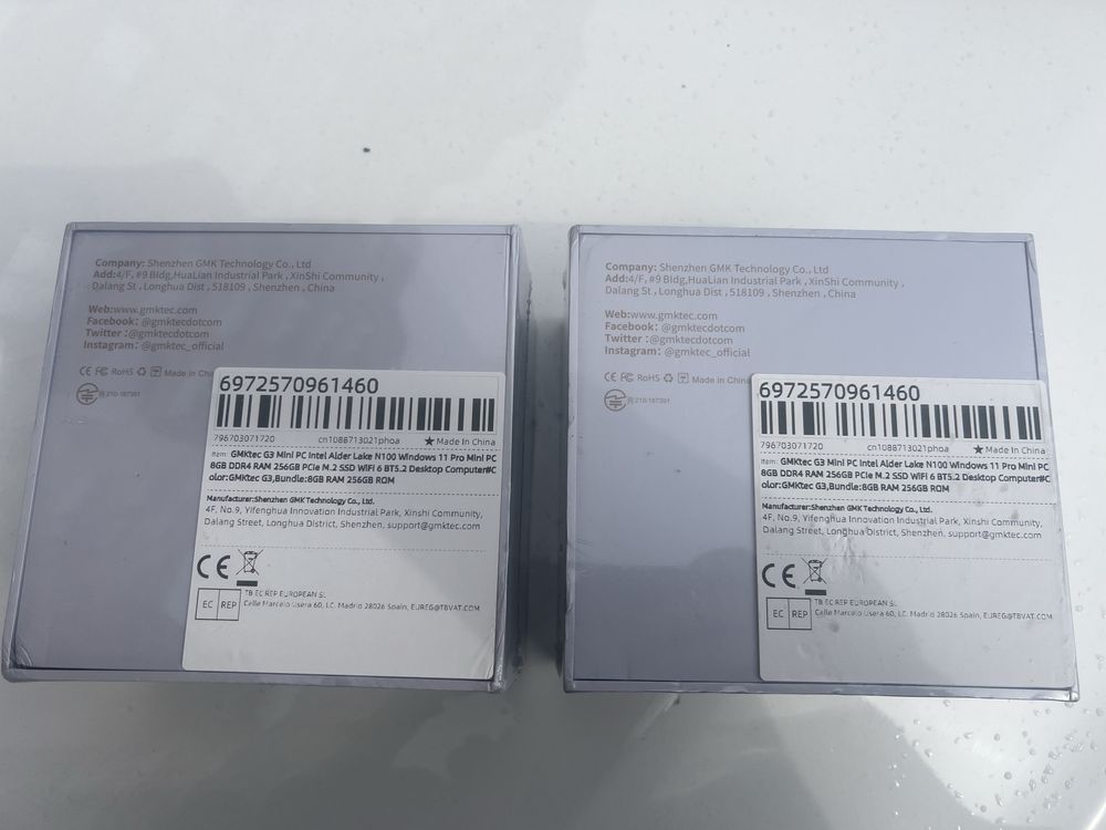 Міні ПК GMKtec G3, 8/256 гб, ліцензіонний,windows